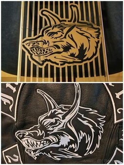 Kryt chladiče chopper Vlastní vzor, logo nejlepší ceny - 5