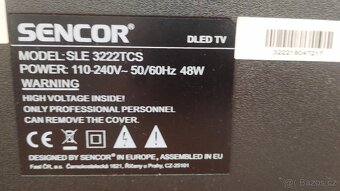82 cm LED televize Sencor s DVBT2 neni treba set top box - 5