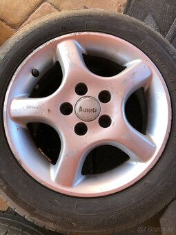 Alu Kola + pneu 165/70R14 - 5