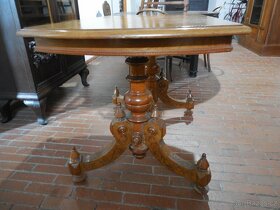 Starožitný stůl historismus - 5