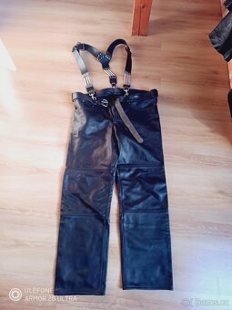 Kožené kalhoty 60/62 - 5