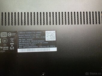 Lenovo Yoga 710 -15IKB, 4k displej - 5