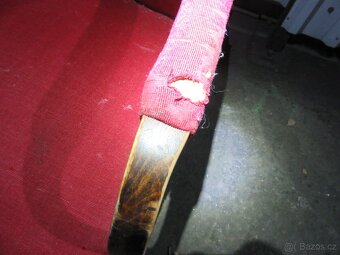 Nabízím zajímavé designové křeslo Art-Deco na renovaci. půvo - 5