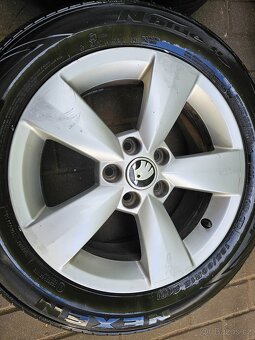 ALU kola letní Škoda 5x100 Fabia III Rapid R15 - 5