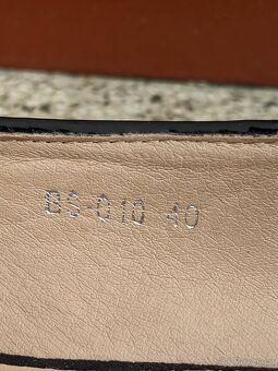 Dámské černé semišové baleríny/loafers/mokasíny old money - 5