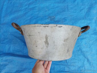 Hliníkový cedník, průměr 37 cm, značený - 5