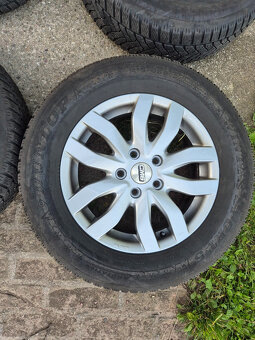 Prodám DUSTER disk CMS C22 silver, 6.5J R16 ET50+zimní pneu - 5