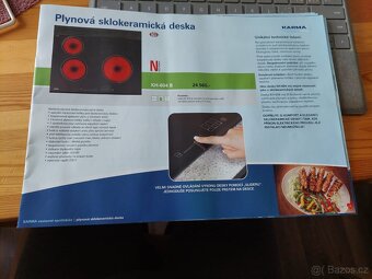 Plynová varná sklokeramická deska Karma - 5