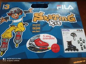 Nové in-line brusle FILA J-One Combo 3-set - 5
