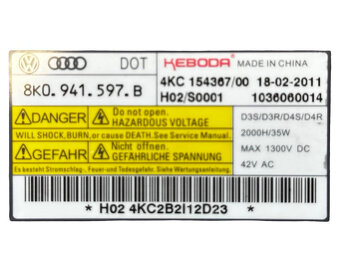 Pravý bixenon 4L0941004AD Audi Q7 4L facelift r.v. 2011 - 5