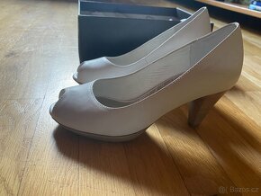 Nové bílé lodičky Marco Tozzi vel 36 - 5