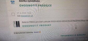 Dell Latitude Intel i5 + nová baterie+dokovací stanice - 5