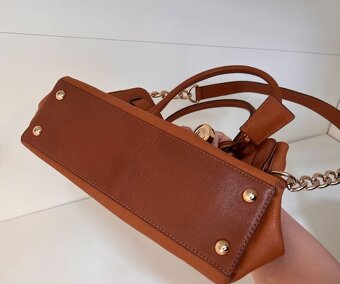 Michael Kors kožená taška hnědá - 5