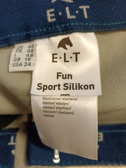 Nové dámské jezdecké rajtky ELT s gripem, 44 - 5