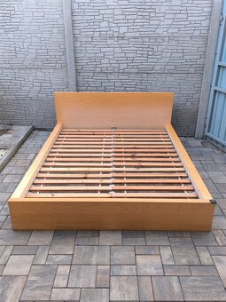 Prodám manželskou postel + Matrací 160cm x 200cm - 5