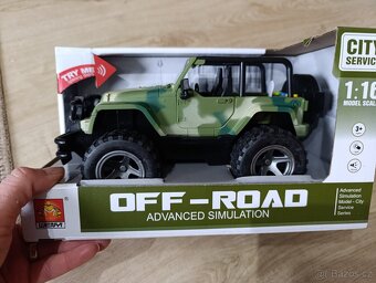 Jeep vojenský na baterie NOVÝ - 5