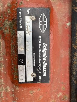 Diskový podmítač Gregoire Besson xrvp 5 m záběr - 5