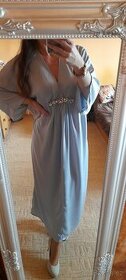 Shein společenské dlouhé šaty Abaya - 5