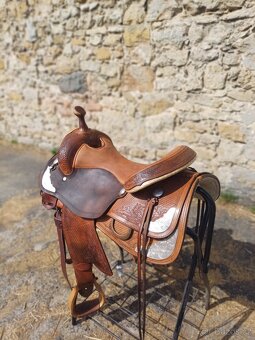 Westernove sedlo cowhorse zn Frinta - 5