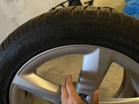 Sada 4 zimních pneu Dunlop 235/50 R19 vč. disků Audi - 5