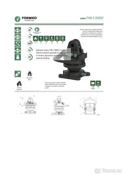 hydraulický rotátor FORMIKO 3t - doprava po ČR ZDARMA - 5