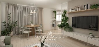 Prodej bytu 2+1 s garáží a zahradou, Platěnice, Moravany - 5