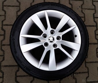 Alu kola originál Škoda Octavia III 5x112 R17 Trius - 5