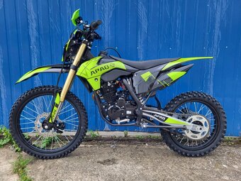 Pitbike APAQ PRO MAX 300cc E-START + svetlo zelená - 5