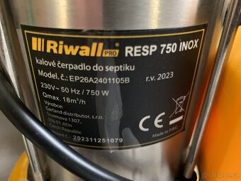 Riwall RESP 750 INOX - kalové čerpadlo do septiku 750 W - 5