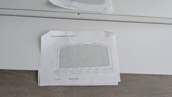 Elegantní Zrcadlo s poličkou v bílé barvě - 5