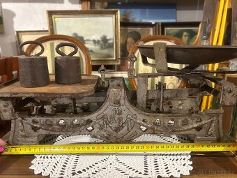 Staré litinové váhy RHEWA kouzlo dávných časů - 5