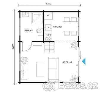 Chata Řepová, novostavba, wellness, sauna, pobyt - 5