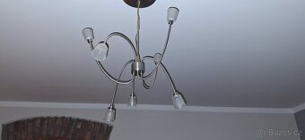 Kovověskleněný lustr - 5