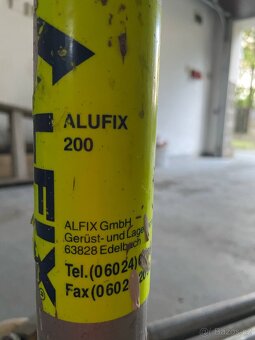 ALUFIX 200, pojízdné hliníkové lešení, pracovní plošina - 5