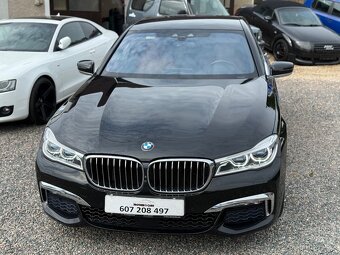 BMW 740XD 2018 M-PACKET / NAPPA / B&W / TAŽNÉ / LASER / TOP - 5