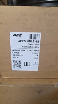 Nová alu kola AEZ 5x112 19" Mercedes Benz Viano,Vito 2015+ - 5
