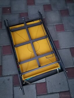 Dobový kuchyňský kempový rozkládací stolek - 5