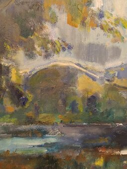 Obraz Jana Lieblová, Šumava 1981, olej 60x80 - 5