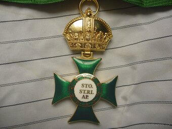 RU Královský řád svatého Štěpána komtur komander kříž - 5