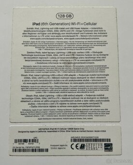 IPad (6th Generation) Wi-Fi+ Cellular 128 GB +Apple pencil - 5