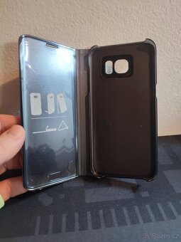 Zrcadlový kryt pro Samsung Galaxy Note 9+ (čer./zl./fia.) - 5