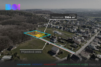 Prodej stavebního pozemku 3 984 m², Ostrava - Lhotka - 5