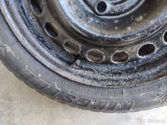 175/65 R14 ZIMNÍ + disky4x100 - VYSOKÝ HRUBÝ VZOREK - 5