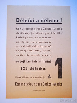 LETÁKY z r. 1945 - 5