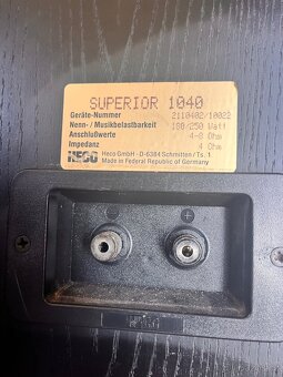 Prodám reprosoustavy Heco Superior 1040 - 5