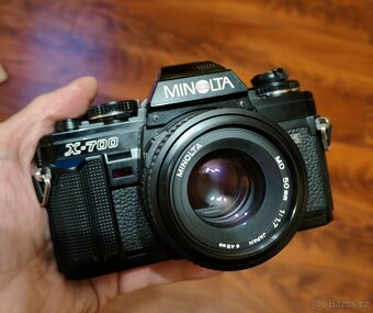 Minolta x700 + 50/1.7 + příslušenství - 5