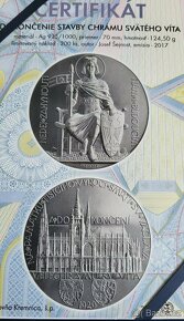 Dokončení stavby chrámu svatého Víta 2017/1929, 200 Ks, Ag - 5