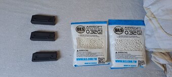 Prodávám pušku TAC-41 airsoft s vybavením a puškohledem - 5
