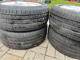 4x alu disky 5x112 R17, letní pneu - 5
