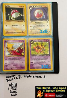 Kusové Pokémon VINTAGE karty (KARTY STARÉ PŘES 25LET)(2) - 5